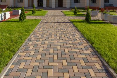 Elegant Brick Pathway